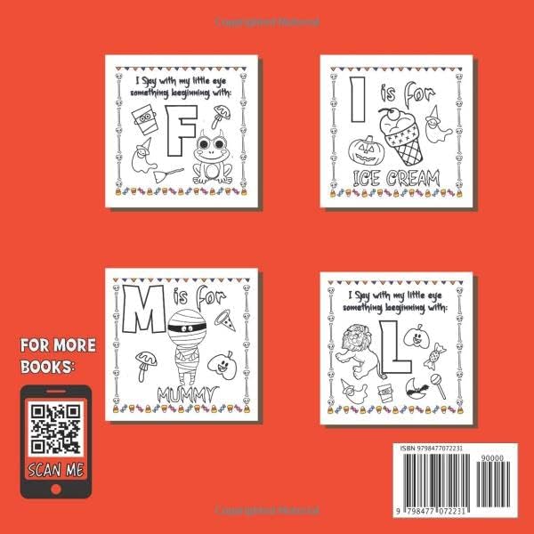 I Spy Halloween Book For Kids 3-5 Ages: An Adorable and Fun Halloween Gift For Boys, Girls, Toddlers, and Preschoolers 3-5 years old | Interactive ... Game Perfect for Your Childs Gift Basket! by Merrile Kirby