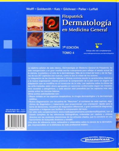 Fitzpatrick. Dermatología en Medicina General: Tomo 4 by Leffell Wolff, Goldsmith, Katz, Gilchrest, Paller