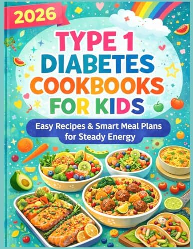 Type 1 diabetes cookbooks for kids 2026: Easy Recipes & Smart Meal Plans for Steady Energy by Ubaidah Farhaan