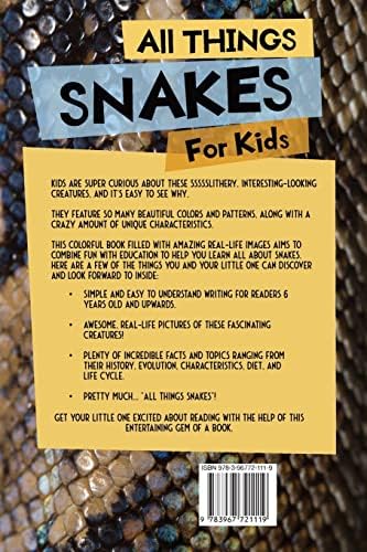 All Things Snakes For Kids: Filled With Plenty of Facts, Photos, and Fun to Learn all About Snakes by Animal Reads