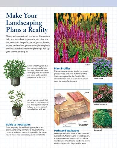 Northeast Home Landscaping, 3rd Edition: Including Southeast Canada (Creative Homeowner) 54 Landscape Designs, 200+ Plants & Flowers Best Suited to CT, MA, ME, NH, NY, RI, VT, NB, NS, ON, PE, & QC by Roger Holmes