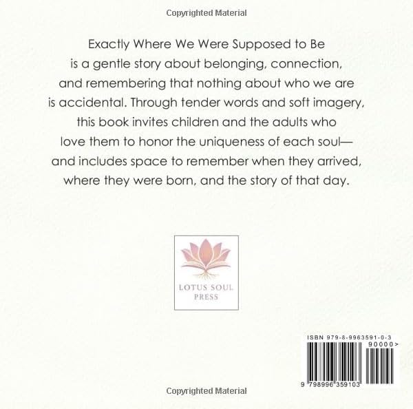 Exactly Where We Were Supposed To Be by Ashley Zerman