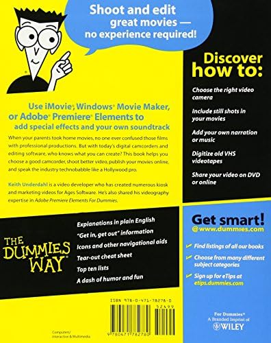 Digital Video for Dummies by Keith Underdahl