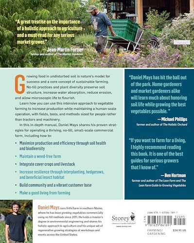The No-Till Organic Vegetable Farm: How to Start and Run a Profitable Market Garden That Builds Health in Soil, Crops, and Communities by Daniel Mays