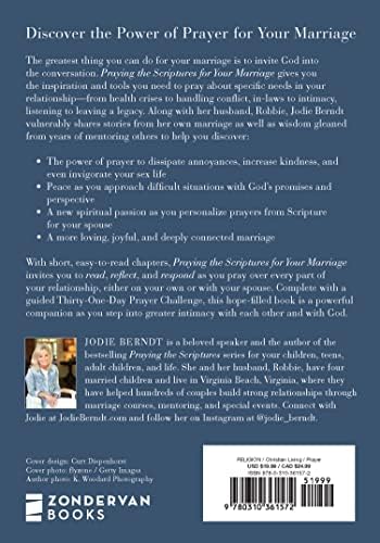 Praying the Scriptures for Your Marriage: Trusting God with Your Most Important Relationship by Jodie Berndt