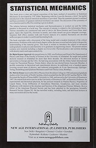 Statistics Mechanics PB by B.K. Agarwal