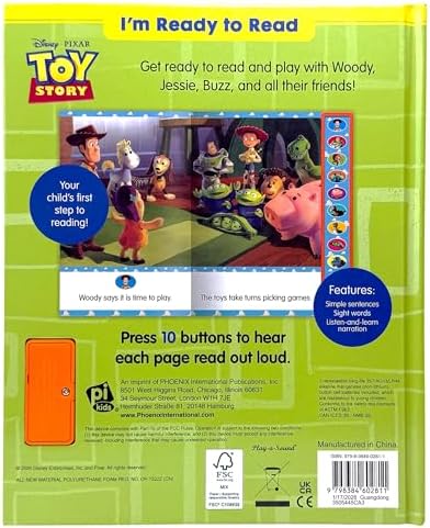 Disney Pixar Toy Story - I'm Ready to Read - Best of Friends - Sound Book - PI Kids by Pi Kids