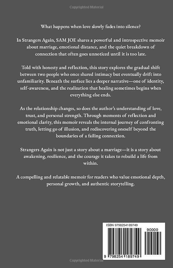 Strangers Again: A Memoir of Marriage, Betrayal, and Becoming Whole by SAM JOE