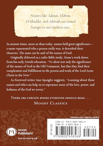 Names of God (Moody Classics) by Nathan Stone