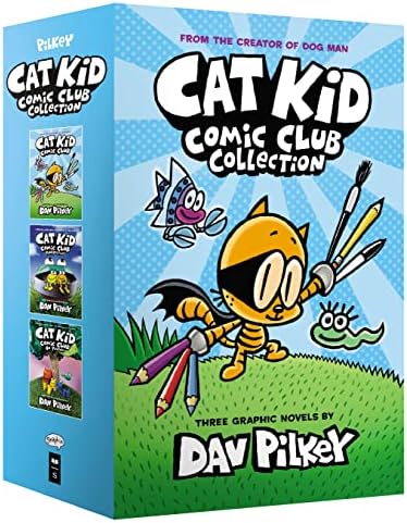 The Cat Kid Comic Club Collection: From the Creator of Dog Man (Cat Kid Comic Club #1-3 Boxed Set) by Dav Pilkey