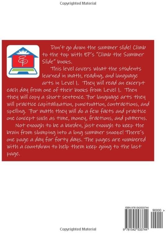 Climb the Summer Slide First Level: Part of the Easy Peasy All-in-One Homeschool by Lee Giles