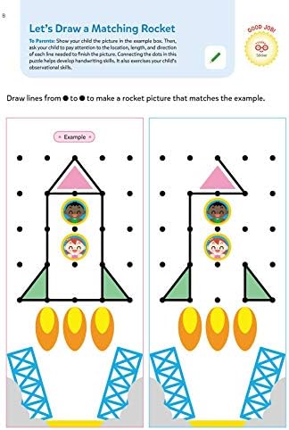 Play Smart Early Learning Age 3+: Preschool Activity Workbook with Stickers for Toddlers Ages 3, 4, 5: Learn Essential First Skills: Tracing, Coloring, Shapes (Full Color Pages) by Gakken early childhood experts