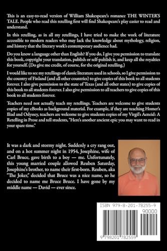 William Shakespeare's The Winter's Tale: A Retelling in Prose by David Bruce
