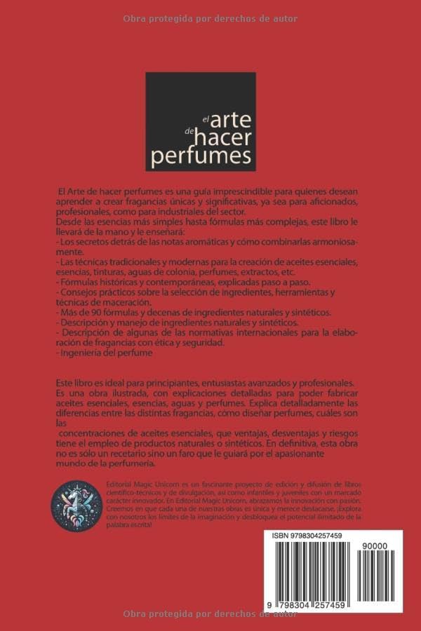 EL ARTE DE HACER PERFUMES: GUÍA COMPLETA PARA CREAR FRAGANCIAS, ESENCIAS Y AGUAS DE COLONIA (Spanish Edition) by Sr. JOSEP RAMON VIDAL BOSCH