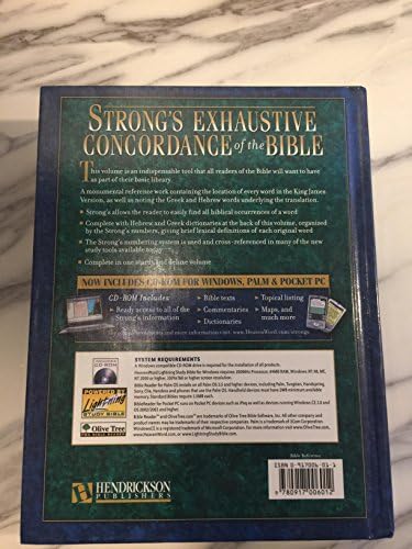 The Exhaustive Concordance of the Bible by James Strong
