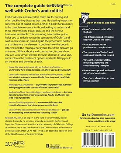 Crohn's and Colitis For Dummies by Ali