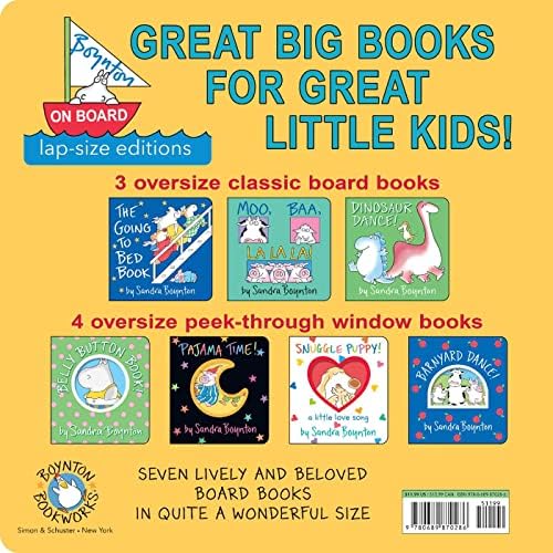 The Going to Bed Book: Oversized Lap Board Book by Sandra Boynton