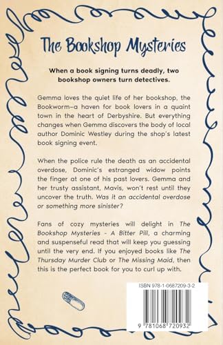 The Bookshop Mysteries: A Bitter Pill: A Small Town Cozy Mystery by S.A. Reeves