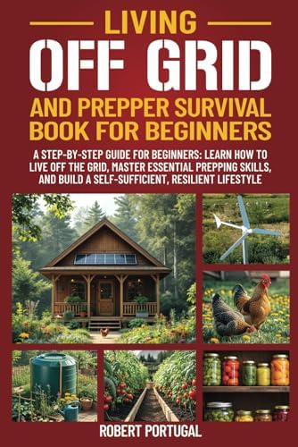 LIVING OFF GRID AND PREPPER SURVIVAL GUIDE FOR BEGINNERS: LEARN HOW TO LIVE OFF GRID, MASTER ESSENTIAL PREPPING SKILLS, & BUILD A SELF-SUFFICIENT, RESILIENT LIFESTYLE by Robert Portugal