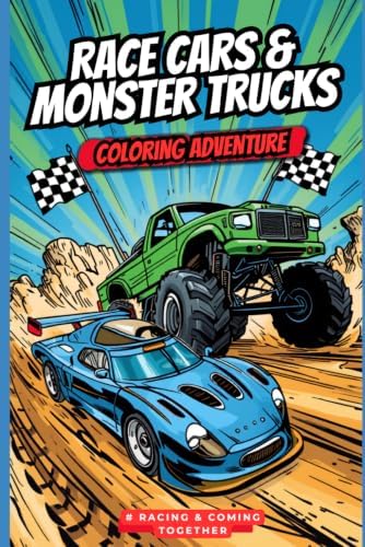 Race Cars & Monster Trucks by Ruthie G Forson