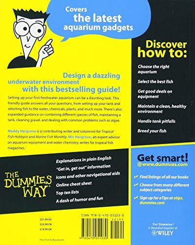 Freshwater Aquariums for Dummies (For Dummies Series) by Maddy Hargrove