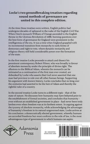 The First & Second Treatises of Government (Hardcover) by John Locke