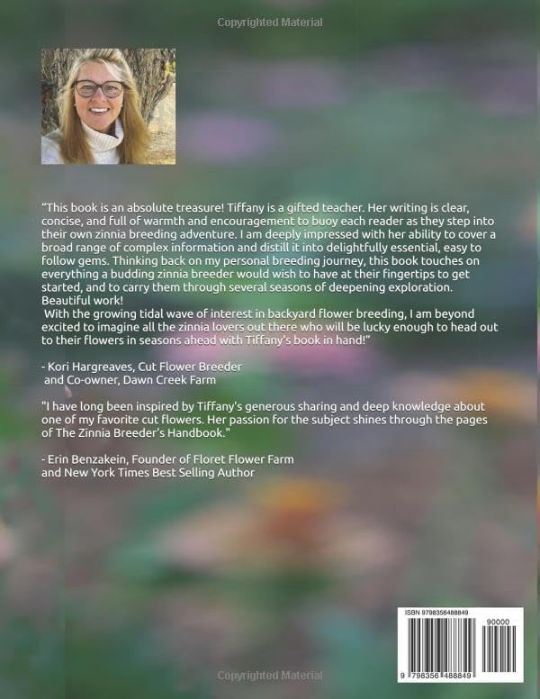 THE ZINNIA BREEDER'S HANDBOOK: A Comprehensive Guide for Flower Farmers, Gardeners and Enthusiasts by Tiffany Jones