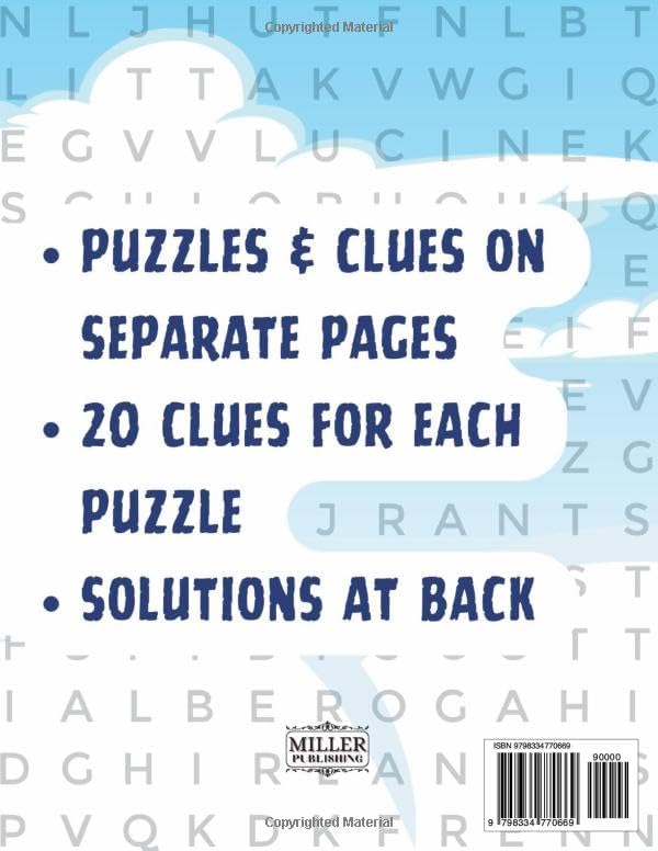 Jumbo Word Search Book For Seniors & Adults- Amazing Bible Stories: Extra Large Print Themed Puzzles- 30 Font Size With Big Letters by Miller Publishing