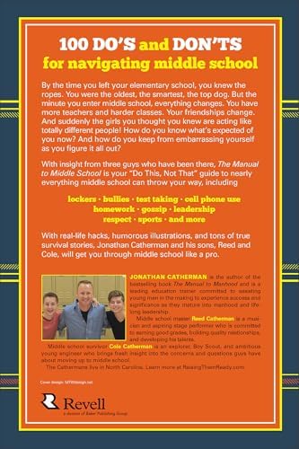 The Manual to Middle School: The "Do This, Not That" Survival Guide for Guys by Jonathan Catherman
