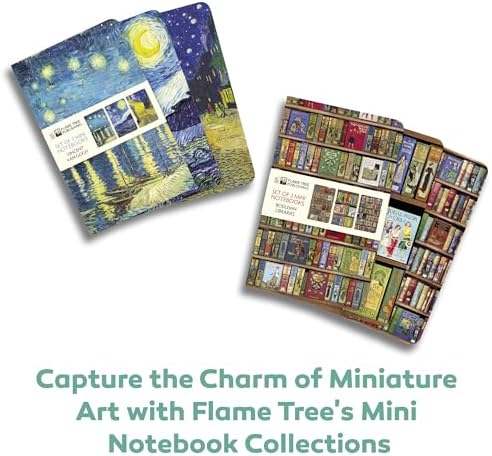 Japanese Woodblocks Set of 3 Mini Notebooks (Mini Notebook Collections) by Flame Tree Studio