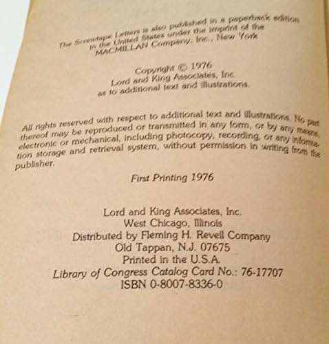 The Screwtape Letters by C. S. Lewis