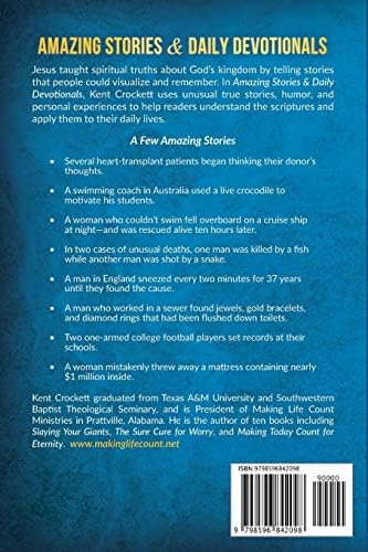 Amazing Stories & Daily Devotionals: 365 Spiritual Insights to Brighten Your Day (Kent Crockett's Devotional Books) by Kent Crockett