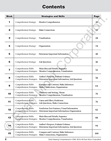 Evan-Moor Daily Reading Comprehension, Grade 8 - Homeschooling & Classroom Resource Workbook, Reproducible Worksheets, Teaching Edition, Fiction and Nonfiction, Lesson Plans, Test Prep by Evan-Moor Educational Publishers