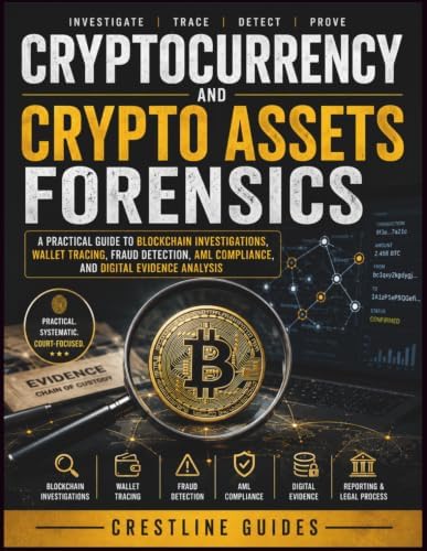 Cryptocurrency and Crypto Asset Forensics: A Practical Guide to Blockchain Investigations, Wallet Tracing, Fraud Detection, AML Compliance, and Digital Evidence Analysis by Crestline Guides
