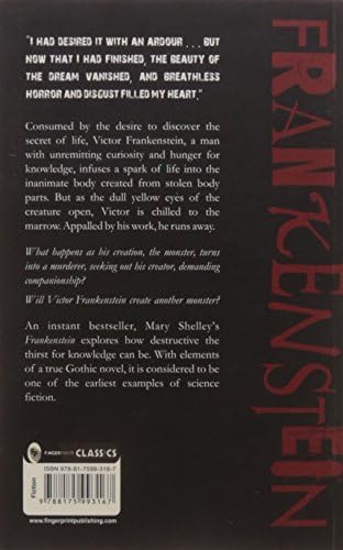 Frankenstein by Mary Shelley