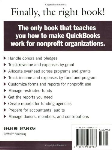 Running QuickBooks in Nonprofits: The Only Comprehensive Guide for Nonprofits Using QuickBooks by Kathy Ivens