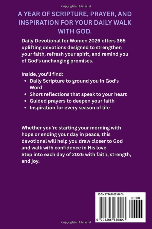 Daily Devotional For Women 2026: 365 Days of Faith, Strength, and God's Promises to Transform Your Life Every Day by Salome Gabie