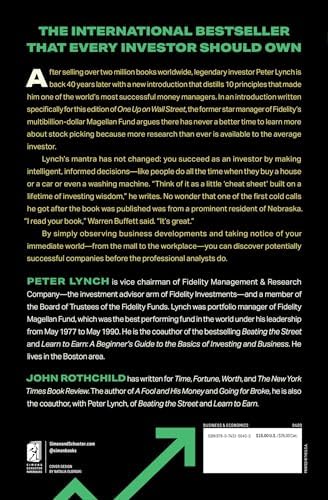 One Up On Wall Street: How To Use What You Already Know To Make Money In The Market by Peter Lynch
