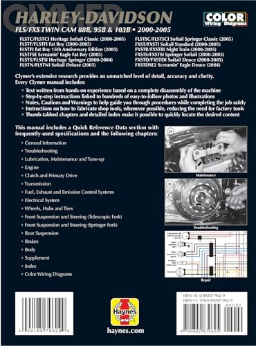 Harley-Davidson Twin Cam Motorcycle (-) Service (2000-2005) Repair Manual (2000-2005) by Ed Scott