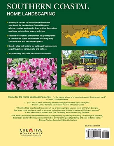 Southern Coastal Home Landscaping, Second Edition: 38 Landscape Designs with 160+ Plants & Flowers for Your Region (Creative Homeowner) For the U.S. Coasts of AL, GA, FL, LA, MS, SC, and TX by Teresa Watkins