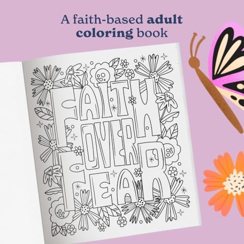 Coloring Faith: A Christian Coloring Book for Women Featuring Bible Verses and Inspirational Art (Christian Inspirational Books for Women) by Ginny Mossman