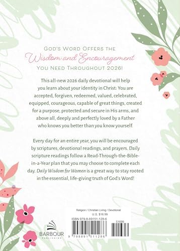 Daily Wisdom for Women 2026 Devotional Collection (Daily Wisdom - Annual Edition) by Compiled by Barbour Staff