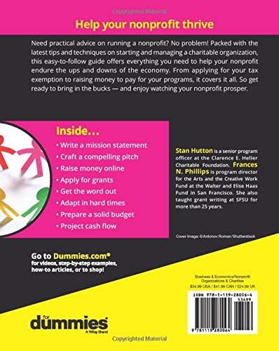 Nonprofit Kit Fd 5e (For Dummies) by Stan Hutton