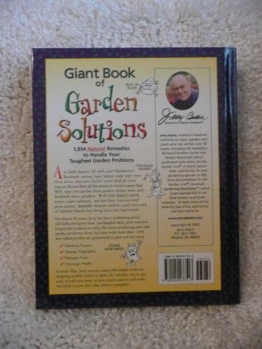 Jerry Baker's Giant Book of Garden Solutions: 1,954 Natural Remedies to Handle Your Toughest Garden Problems (Jerry Baker Good Gardening series) by Jerry Baker