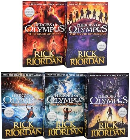 Heroes of Olympus Complete Collection 5 Books Box Set -The Lost Hero/The Son of Neptune/The Mark of Athena/The Blood of Olympus by Rick Riordan (2015-06-07) by Rick Riordan