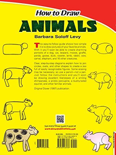 How to Draw Animals: Easy Step-by-Step Drawings! (Dover How to Draw) by Barbara Soloff Levy