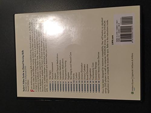 Taylor's Video Guide to Clinical Nursing Skills by Carol R. Taylor