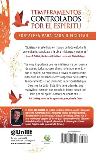 Temperamentos controlados por el Espíritu - Serie Favoritos: Fortaleza para cada dificultad (Spanish Edition) by Tim LaHaye