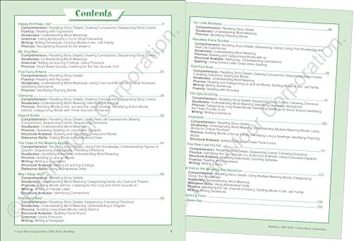 Evan-Moor Skill Sharpeners Reading Workbook, Grade 2, Vocabulary, Comprehension, Phonics, Word Family, Rhyming, Synonyms, Antonyms, Word Searches, Crossword Puzzles, Alphabetical Order, Homeschool by Evan-Moor Educational Publishers