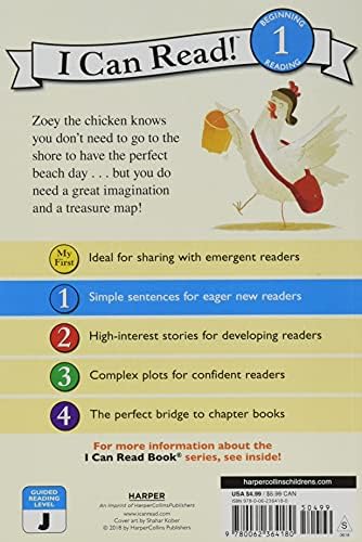 Chicken on Vacation: A Beach Adventure for Early Readers (I Can Read Level 1) by Adam Lehrhaupt